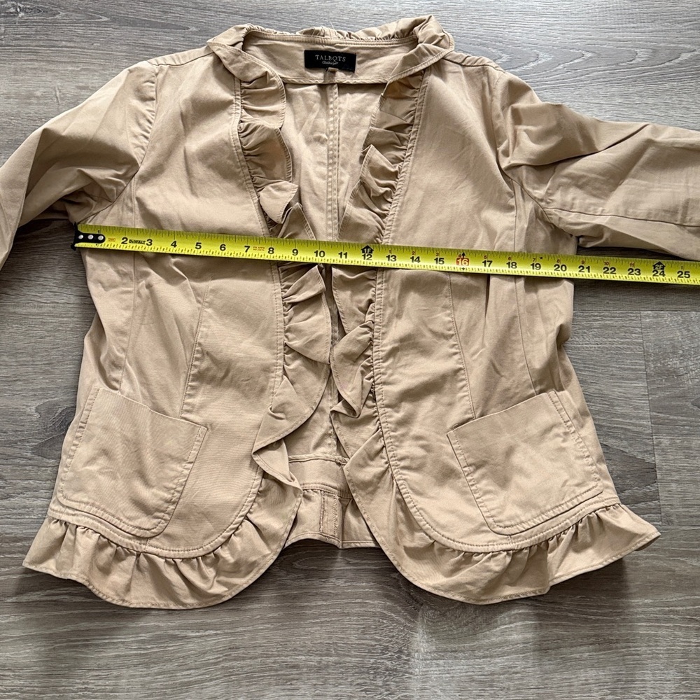Talbots cotton blazer - Picture 6 of 7